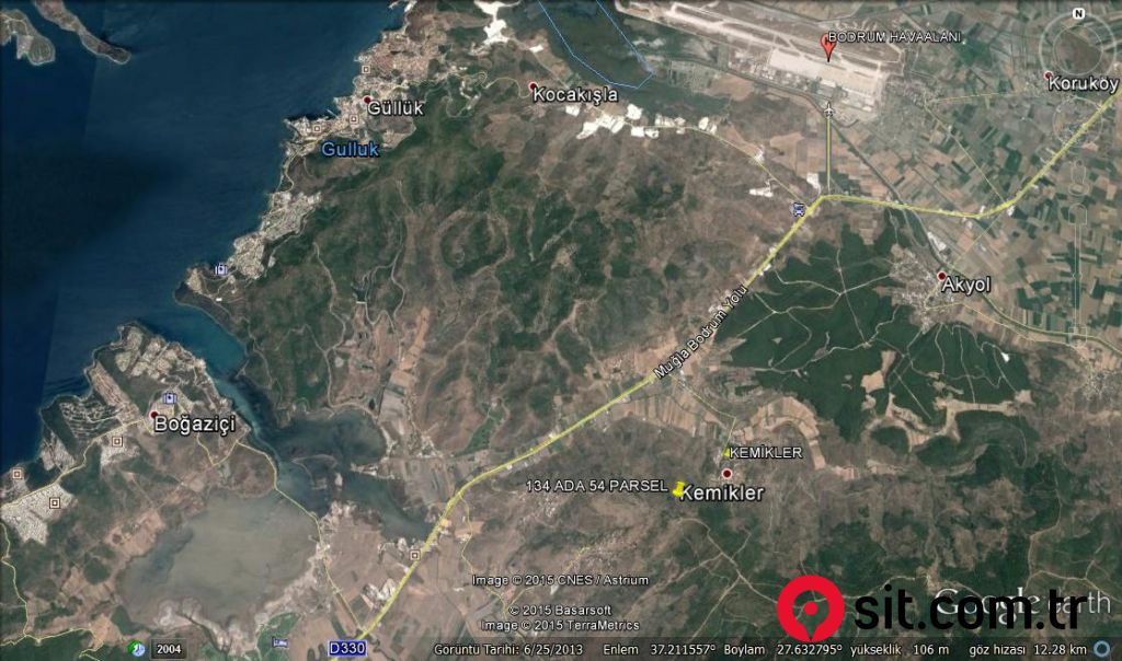 Satılık Emlak - Zeytinlik MUĞLA, MİLAS, KEMİKLER KÖYÜ 9210 m² 460,000