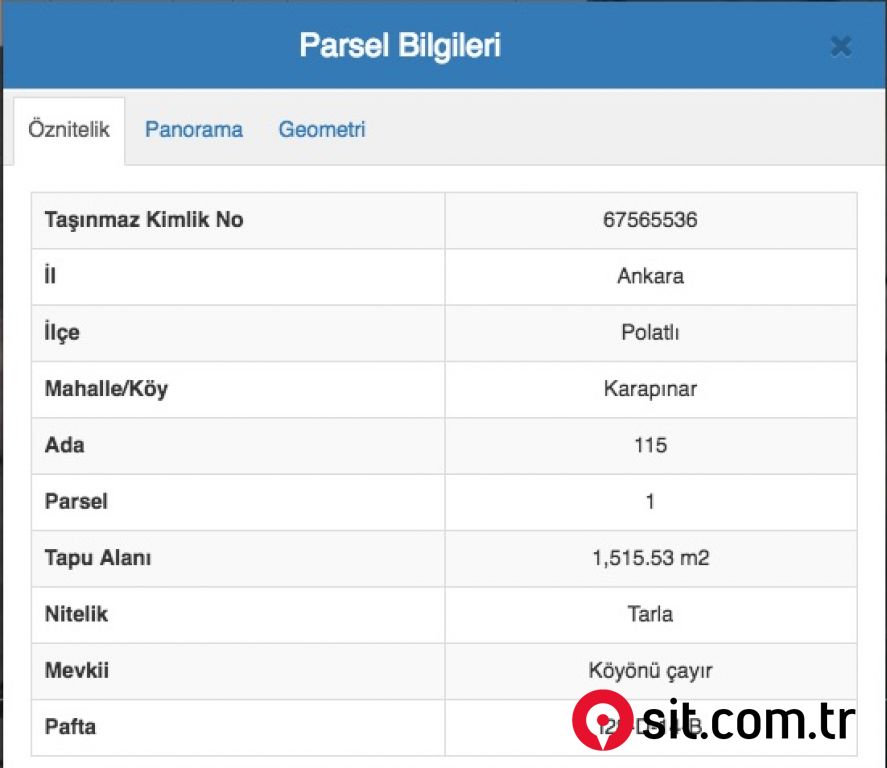 ANKARA POLATLI  ESKİŞEHİR YOLU CEHPE SIFIR KÖK TAPU TİCARİ YATIRIMLI